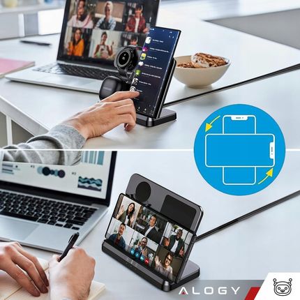 Alogy Indukcyjna 3W1 Qi Szybka Do Samsung S24 S23 S22 Qc - zdjęcie 4