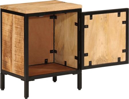 Zakito Home Stolik nocny z drewna mango 40x30x52,5cm naturalny kolor (ZH358503) - zdjęcie 3