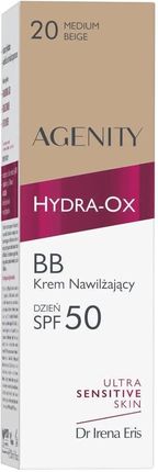 Dr Irena Eris Agenity Hydra-Ox Bb Krem Nawilżający Na Dzień 20 Medium Beige Spf 50 30ml - zdjęcie 2