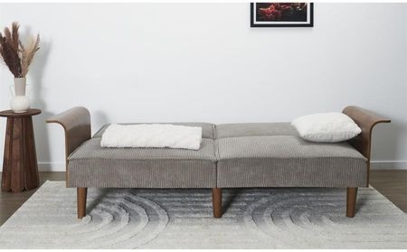 Intesi Sofa Rozkładana Scott Szara Sztruks - zdjęcie 3