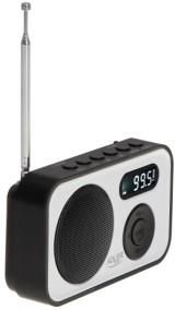 Nowoczesne Radio Cyfrowe LCD PLL AM/FM Zegar Budzik Antena Adler - zdjęcie 2