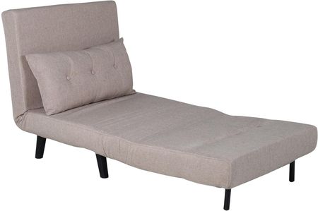 Venture Design sofa rozkładana Vicky jednoosobowa beżowa 70cm - zdjęcie 3