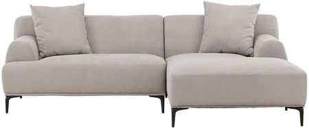Ebuy24 Viskan sofa z szezlongiem prawostronna jasnoszara. - zdjęcie 2