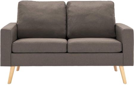 Dkd Home Decor sofa 2-osobowa tkanina taupe - zdjęcie 2