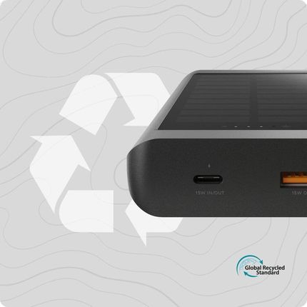 Xtorm Powerbank Solarny Go2 10 000 Mah 15W Czarny - zdjęcie 5