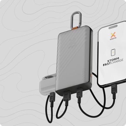 Xtorm Powerbank Solarny Go2 10 000 Mah 15W Czarny - zdjęcie 3