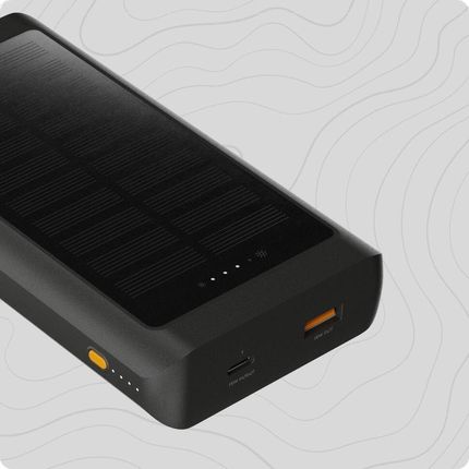 Xtorm Powerbank Solarny Go2 10 000 Mah 15W Czarny - zdjęcie 2