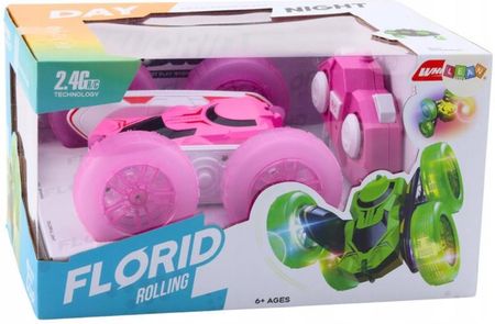 Leantoys Samochód Kaskaderski Rc Różowy - zdjęcie 3