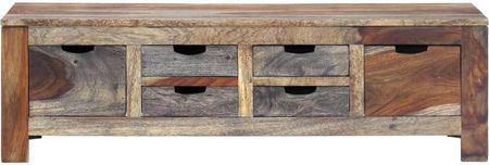 Dkd Home Decor Stolik kawowy szary 100x50x30 cm lite drewno - zdjęcie 2