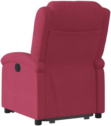 Zakito Europe Fotel Podnoszący I Rozkładany Winna Czerwień 71X86,5X99,5Cm (Ze3204327) - zdjęcie 3