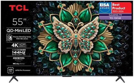 Telewizor QD-Mini Led TCL 55C6KX1 55 cali 4K UHD