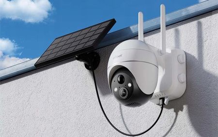 Iegeek Bezprzewodowa Kamera Solarna 5Mp Wifi Zobrazowanie W Nocy 30M Ip65 (FCXHEKJVO221) - zdjęcie 2