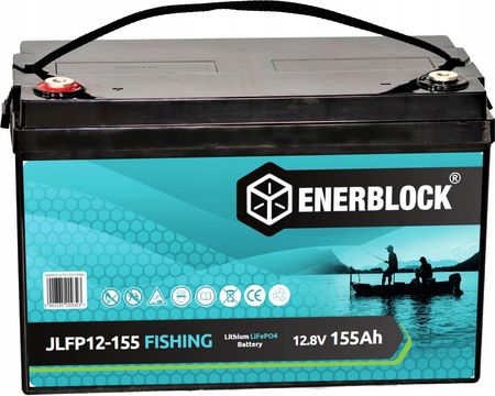 Enerblock Akumulator Litowy LiFePO4 Do Łodzi Jachtu Pontonu Kampera 12V 155Ah Bms (JLFP12155FISHING) - zdjęcie 6