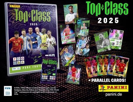 Karty Panini Fifa Top Class 2025 Pure Football Mega Zestaw Startowy - zdjęcie 3
