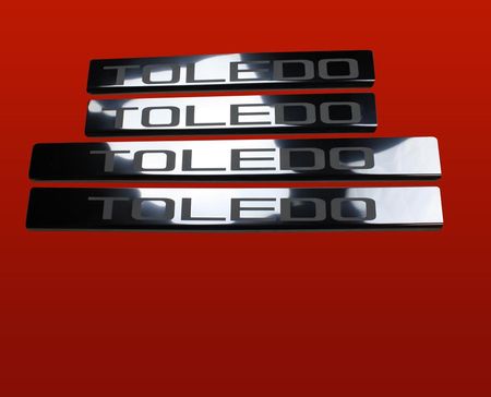 SEAT TOLEDO MK4 Listwy progowe, wykończenie połysk ze stali nierdzewnej 304 - zdjęcie 2