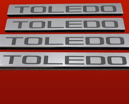 SEAT TOLEDO MK4 Listwy progowe, wykończenie połysk ze stali nierdzewnej 304 - zdjęcie 4