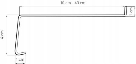 Medos Parapet Zewnętrzny Stalowy Antracyt Piasek 22,5cm - zdjęcie 2