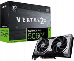 Msi Karta Geforce Rtx 5060 Ti 16Gb Ventus 2X Gddr7 Dlss 4 (912V535005)