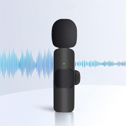 Zestaw dwóch mikrofonów krawatowych do telefonu USB-C K9 MIKROFON BEZPRZEWODOWY KRAWATOWY DO TELEFONU IPHONE USB-C 2 SZTUKI ZESTAW - zdjęcie 3