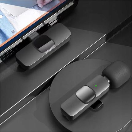 Zestaw dwóch mikrofonów krawatowych do telefonu USB-C K9 MIKROFON BEZPRZEWODOWY KRAWATOWY DO TELEFONU IPHONE USB-C 2 SZTUKI ZESTAW - zdjęcie 5