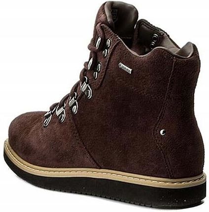 Clarks Botki damskie GlickAsha GTX czarne skórzane GORE-TEX 37 - zdjęcie 2