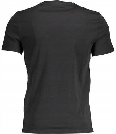 T-shirt męski czarny serek/dekolt V dekolt Guess rozmiar XL, jakość premium - zdjęcie 2