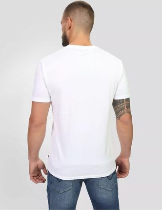 T-shirt męski biały napisy okrągły dekolt Guess rozmiar XL jakość premium! - zdjęcie 2