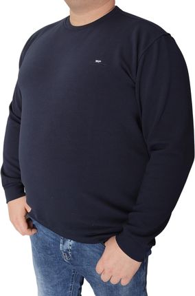 Bluza męska granatowa okrągły dekolt 3XL bez kaptura nieocieplana prezent - zdjęcie 3