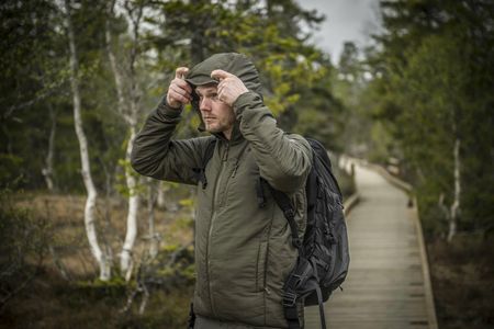 Kurtka WOLFHOUND Hoodie Jacket - Climashield Apex 67g - PL Woodland 3XL - zdjęcie 4