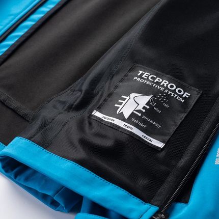 Męska kurtka przejściowa softshell membrana 10000mm Nikos II niebieska rozmiar XL - zdjęcie 2