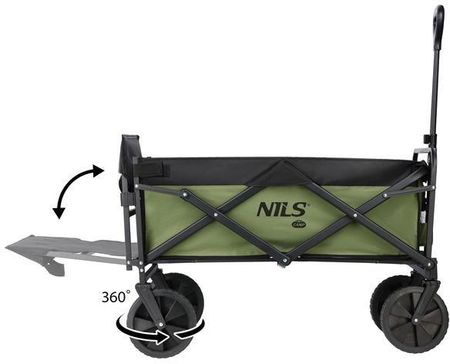 Nils Camp Nc2602 Wózek Zielony 150L - zdjęcie 3