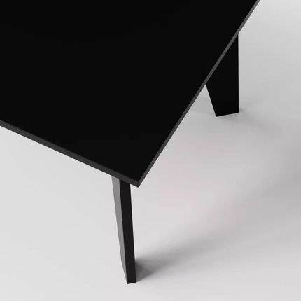 KOLM Stół HOLT 180 x 95 cm do kuchni, salonu, jadalni Czarny - zdjęcie 2