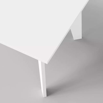 KOLM Stół HOLT 180 x 95 cm do kuchni, salonu, jadalni Biały - zdjęcie 3