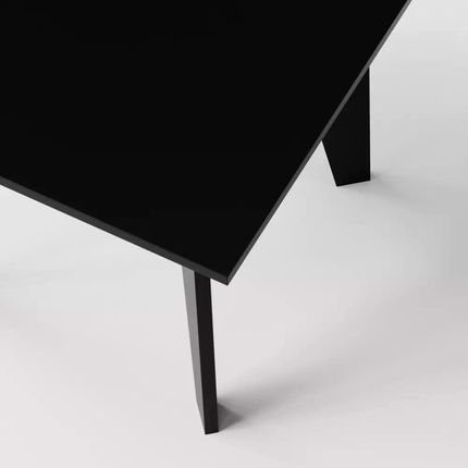 KOLM Stół OLEN 90 x 90 cm do kuchni, salonu, jadalni Czarny - zdjęcie 3