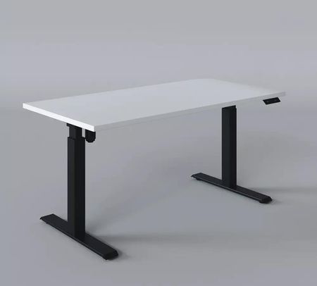 Biurko elektryczne z regulacją wysokości Dąb Biały 180 x 95cm - zdjęcie 3