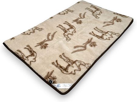 Koc Wełniany Camel Jasny Wielbłąd 100X140 Woolmark Indygosklep.pl - zdjęcie 5