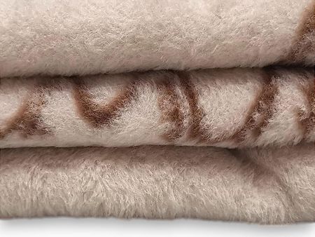 Koc Wełniany Camel Jasny Wielbłąd 100X140 Woolmark Indygosklep.pl - zdjęcie 6
