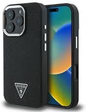 Zdjęcie Produkt z outletu: Guess Grained Triangle Magsafe Do Iphone 16 Pro Czarny (GUHMP16LPGTSPSK) - Czerniejewo