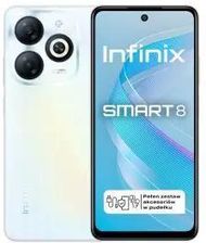 Zdjęcie Produkt z outletu: Infinix Smart 8 3/64Gb 6,6" 90Hz 13Mpix Biały (X6525) - Kamieńsk