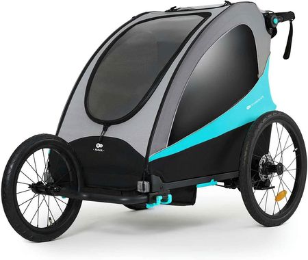 Przyczepka Rowerowa Kinderkraft Nava 3W1 Niebieski - zdjęcie 5