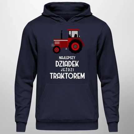Najlepszy dziadek jeździ traktorem - męska bluza na prezent - zdjęcie 2