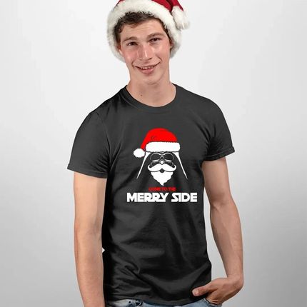 Come to the merry side - męska koszulka na prezent - zdjęcie 2