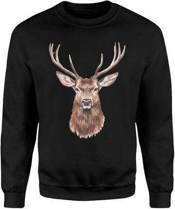 Jeleń z brązowym jeleniem Męska bluza (L, Szary) - zdjęcie 2