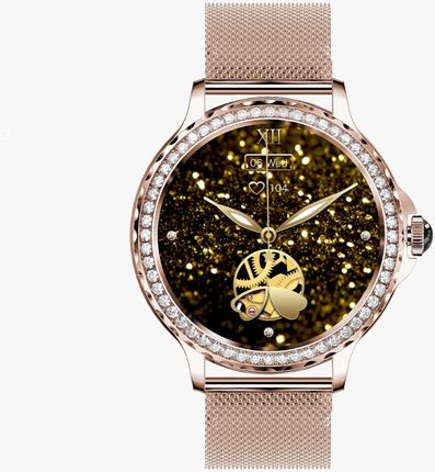 SMARTWATCH DAMSKI ZEGAREK Z FUNKCJĄ ROZMOWY NX1 GOLD MENU PL - zdjęcie 4