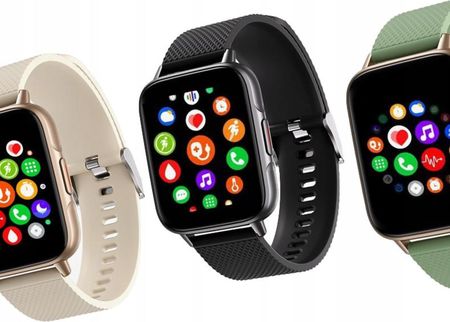 ZEGAREK DAMSKI SMARTWATCH NTN F02BLACK 3D MENU PL - zdjęcie 5