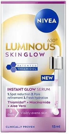 Nivea Luminous630 Natychmiastowe Glow-Serum Na Przebarwienia 15Ml - zdjęcie 2