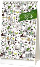 Zdjęcie Kalendarz 2026 stojący trójdzielny koty - Łódź