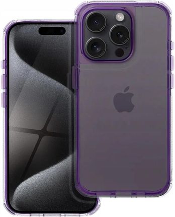 Etui Futerał Matrix Clear Do Apple Iphone 16E Fioletowe - zdjęcie 3