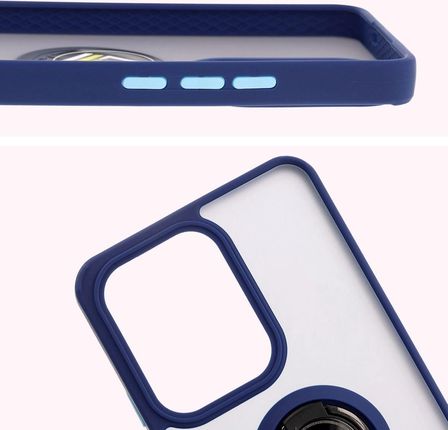 Bizon Etui Z Podstawką Do Oppo Reno13 F Fs Obudowa Case Plecki Ringiem - zdjęcie 3