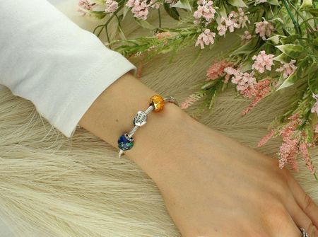Charms srebrny próba 925 typu pandorka serce z napisem MICKEY MOUSE TBCH000000-091 - zdjęcie 2